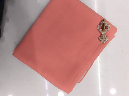 Premium Flamingo Pink Chiffon Hijab