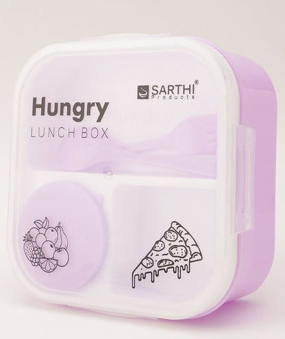 "Hungry" Multi-Compartment Bento Lunch Box