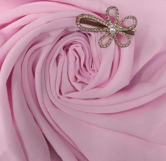 Premium Candy Pink Chiffon Hijab