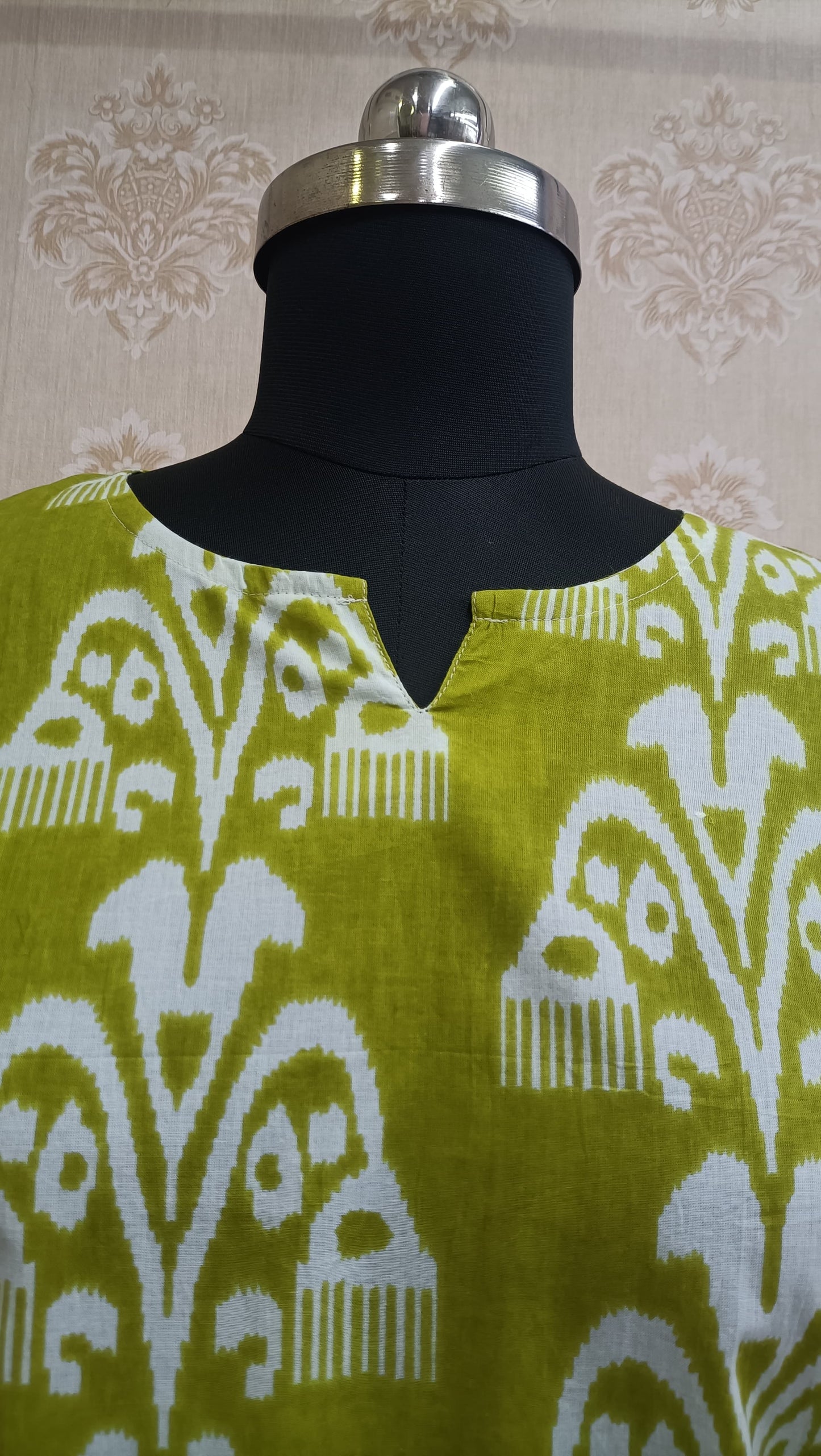 Lime Green Cotton Tunic
