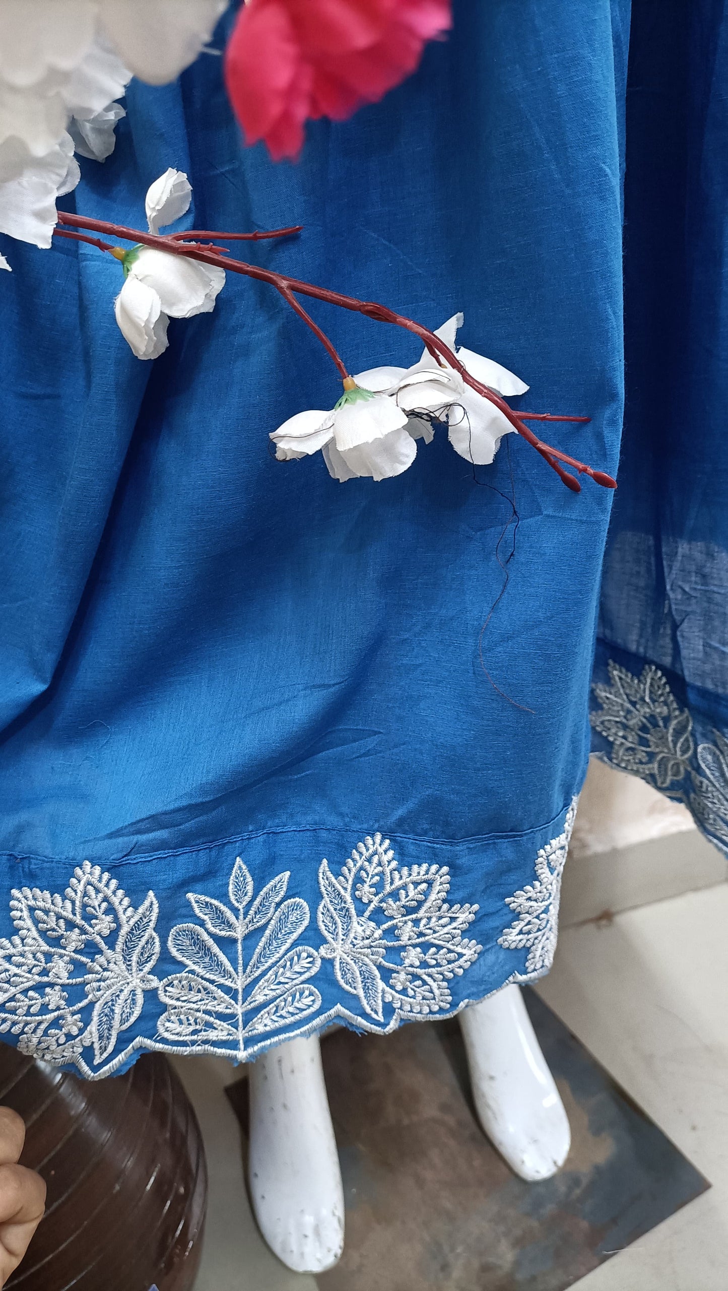Kinaz Blue Anarkali Suit Set