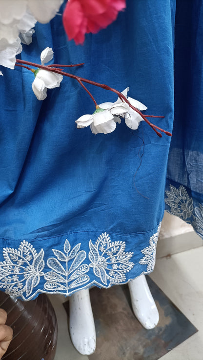 Kinaz Blue Anarkali Suit Set