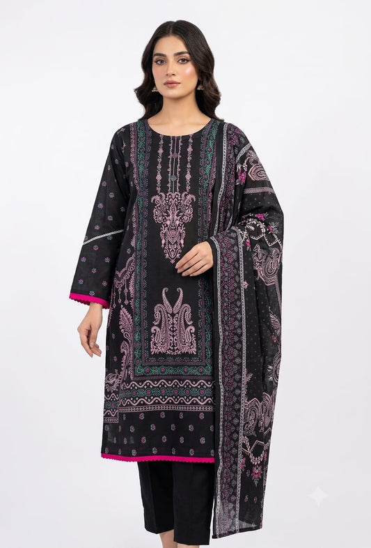 Aabida Pakistani style 3-Piece Suit