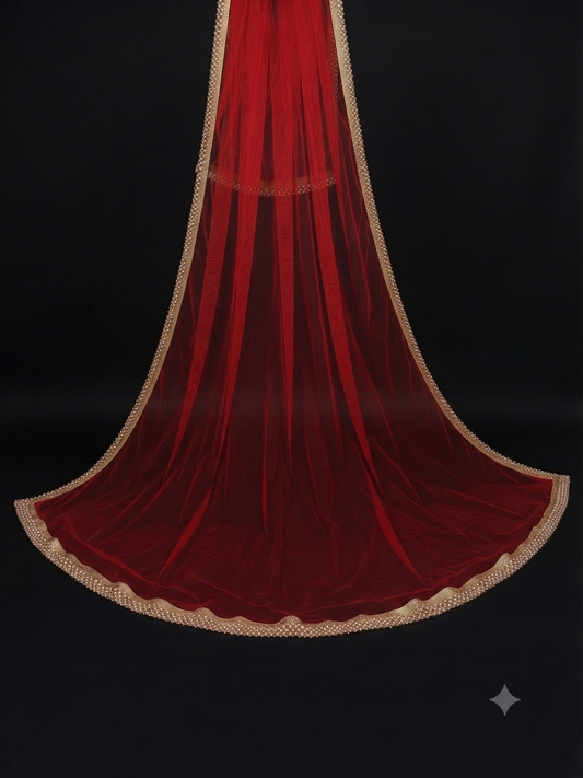 Red Bridal Dupatta