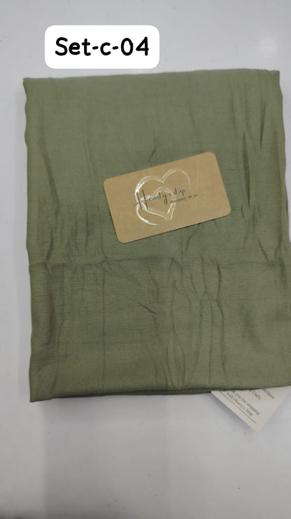 Modal Cotton Hijab Set-C