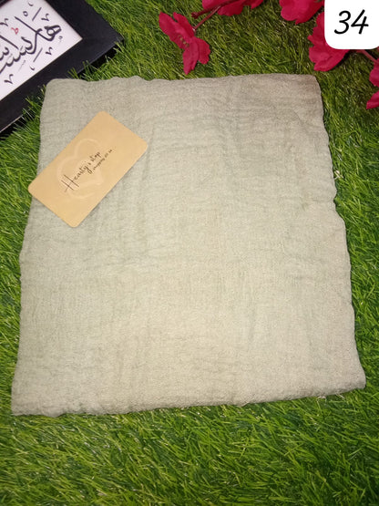 Crinckle cotton hijab