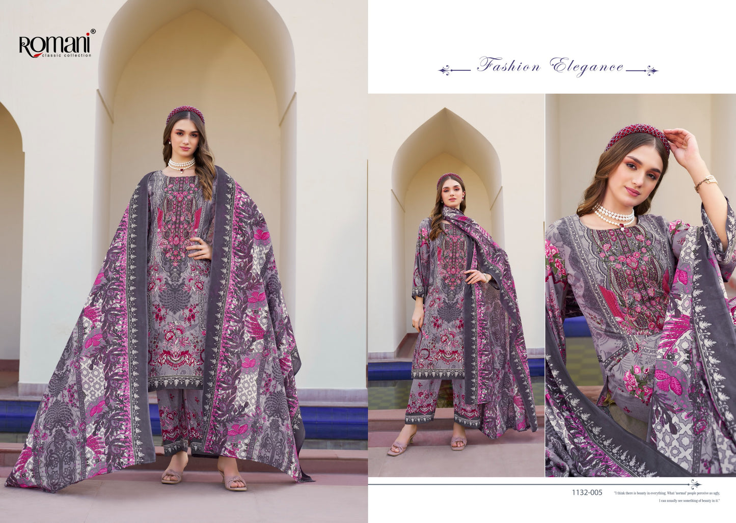 Unstitched Romani mahira vol.7