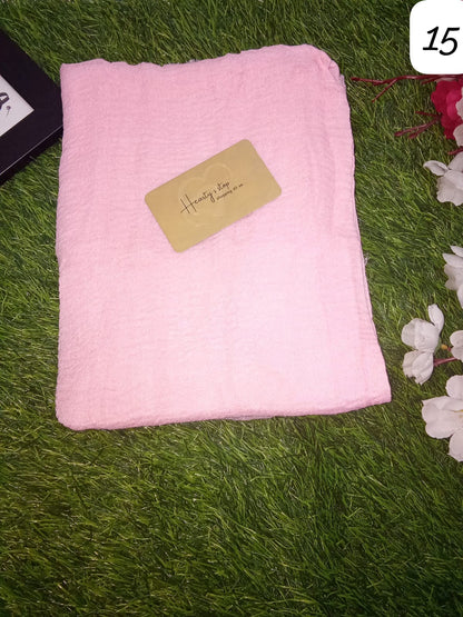 Crinckle cotton hijab