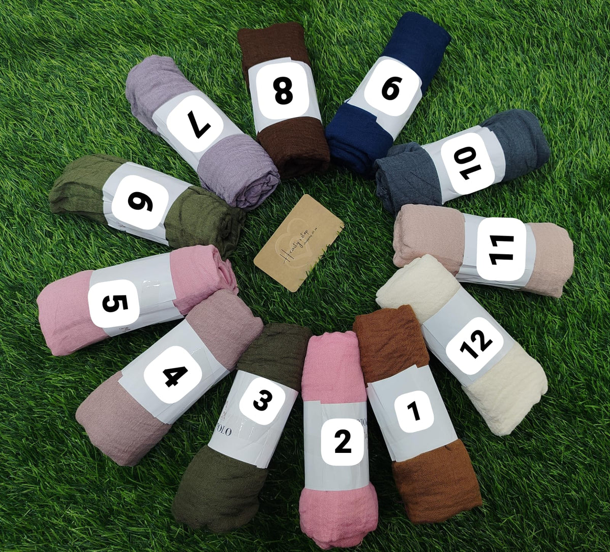 Crinckle cotton hijab