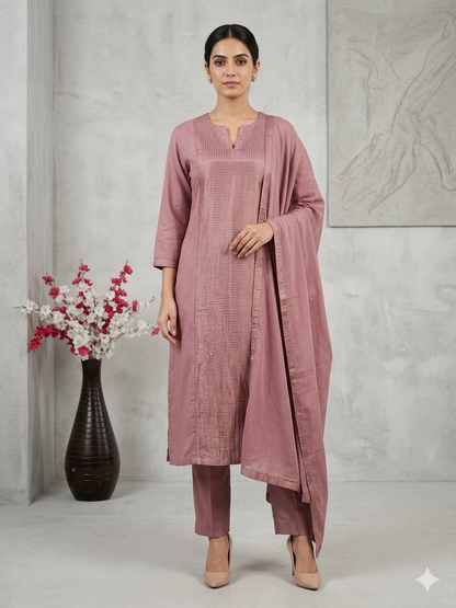Sarina Pink 3-Piece suit