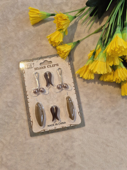 Hijab Pins Combo 6 Piece Multi-Style Collection