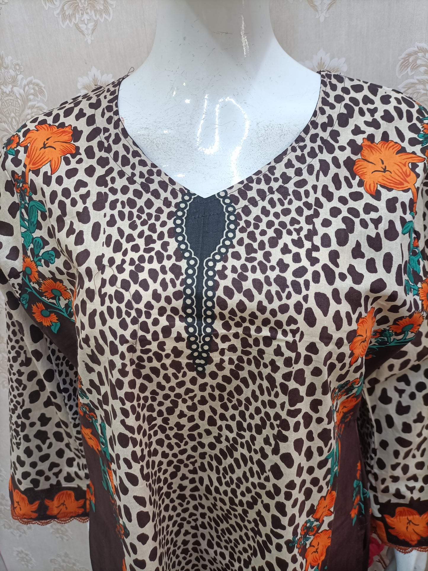 Zaria Floral Fusion Suit – Three-Piece Set