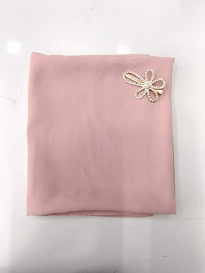 Premium Blush Pink Chiffon Hijab