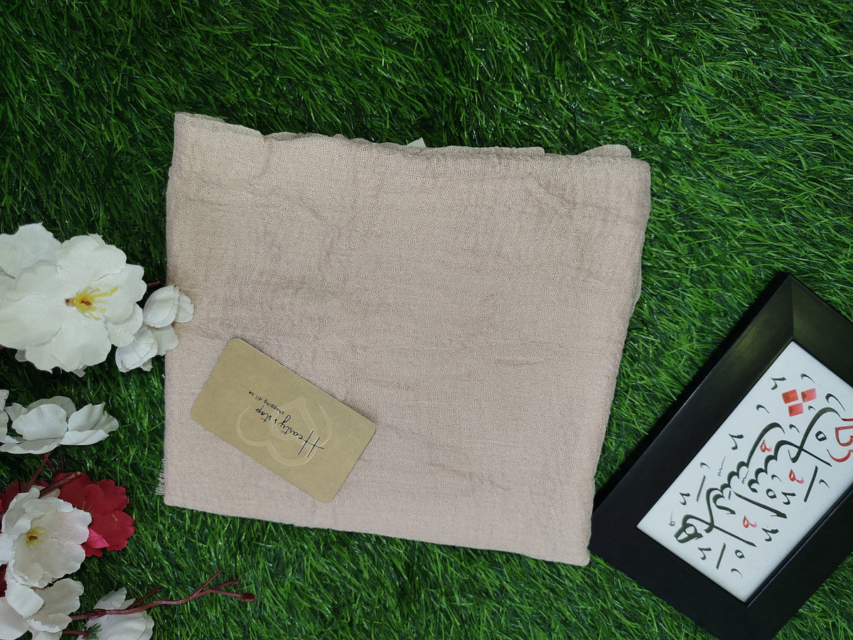Crinckle cotton hijab